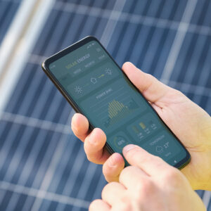 App di monitoraggio dei moduli fotovoltaici, con lettura da cellulare